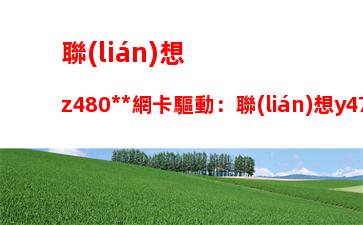 聯(lián)想z480無線網卡驅動：聯(lián)想y470無線網卡驅動