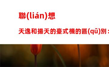 聯(lián)想天逸和揚天的臺式機的區(qū)別：聯(lián)想電腦天逸與揚天系列區(qū)別